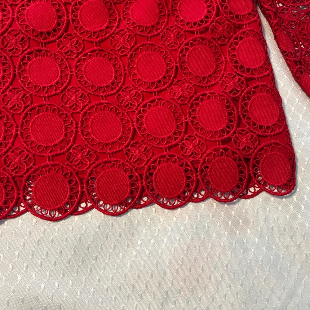 Talbots Petite Cut Lace Top Seldom Worn - Picture 9 of 13